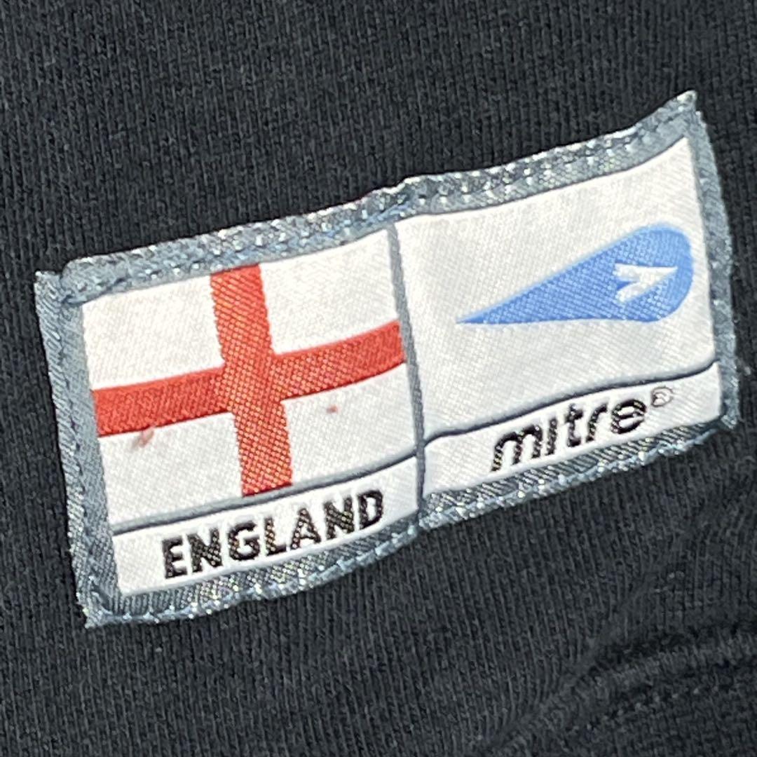 Mitre マイター　ENGLAND 派手ロゴ　フルジップパーカー　人気XL