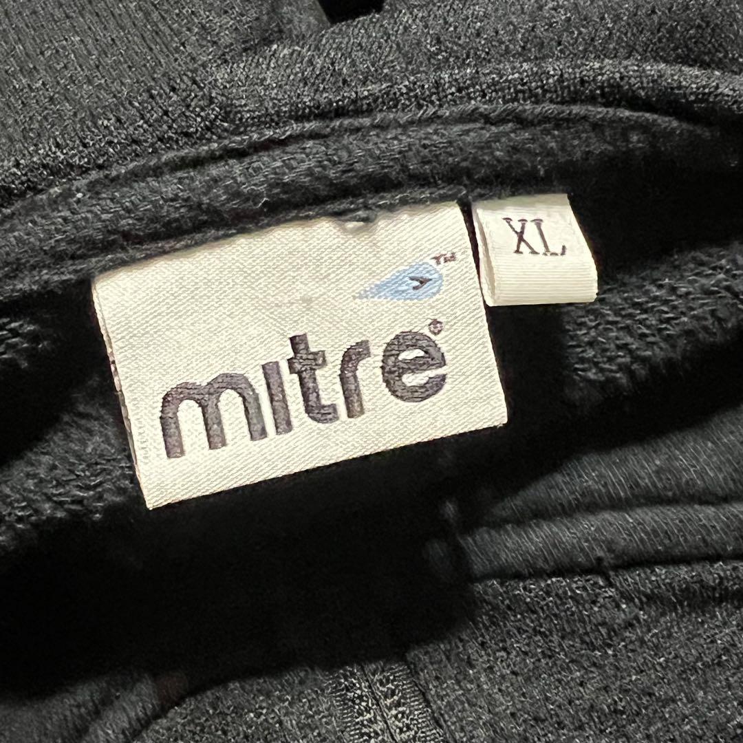 Mitre マイター　ENGLAND 派手ロゴ　フルジップパーカー　人気XL