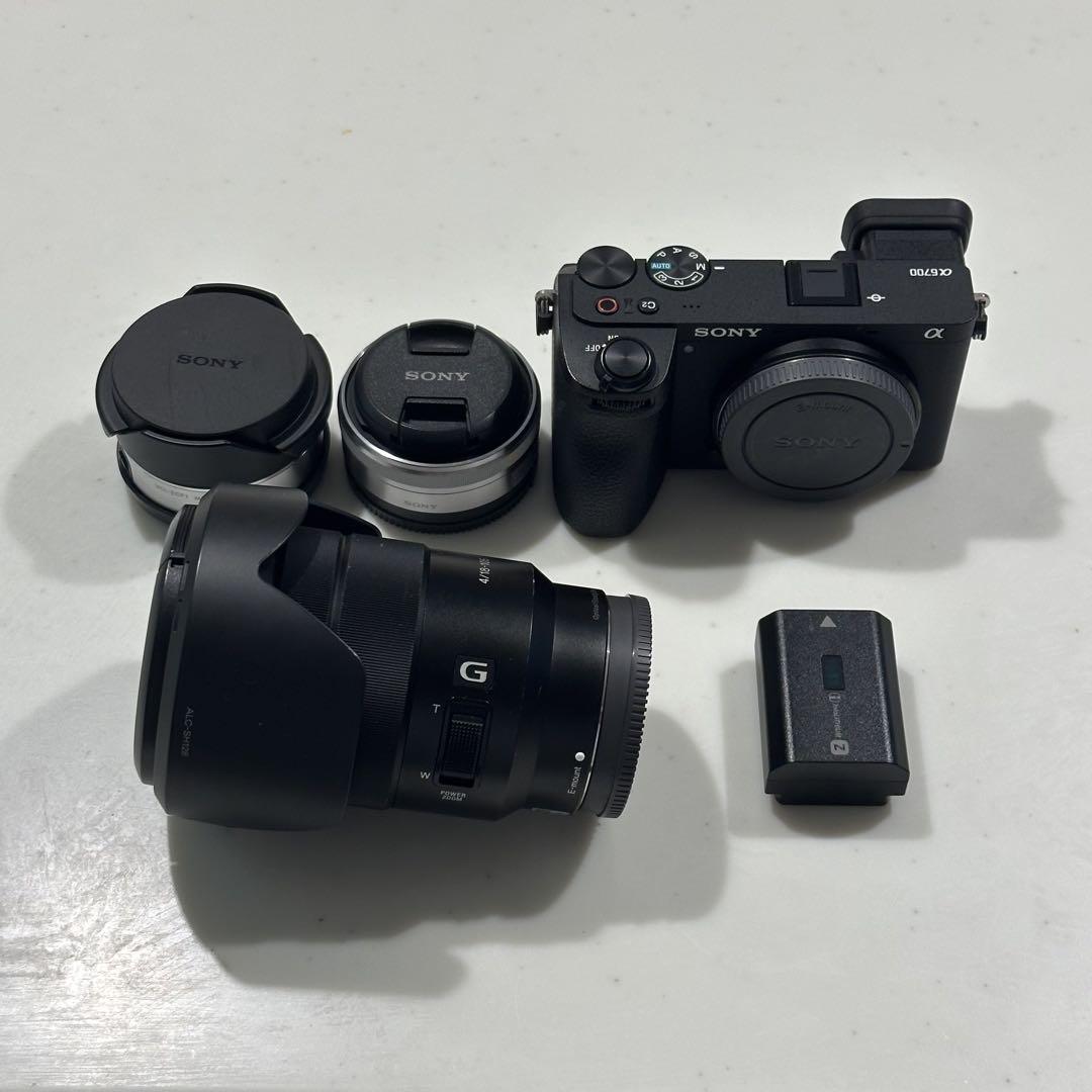 【美品】SONYα6700ボディ＋レンズ2その他セット α6700 ボディ+レンズセット - メルカリ
