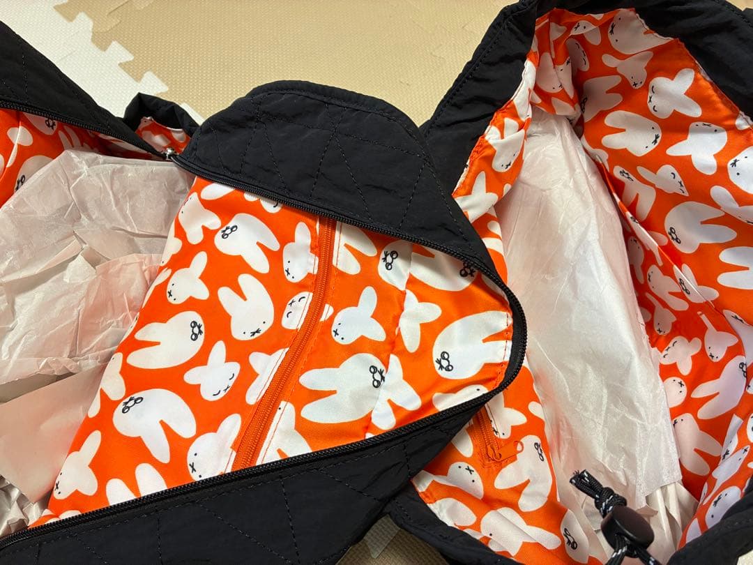 【匿名】ミッフィー トートバッグ リュック2点セット 70周年 完売品 【匿名】ミッフィー トートバッグ リュック2点セット 70周年 完売品