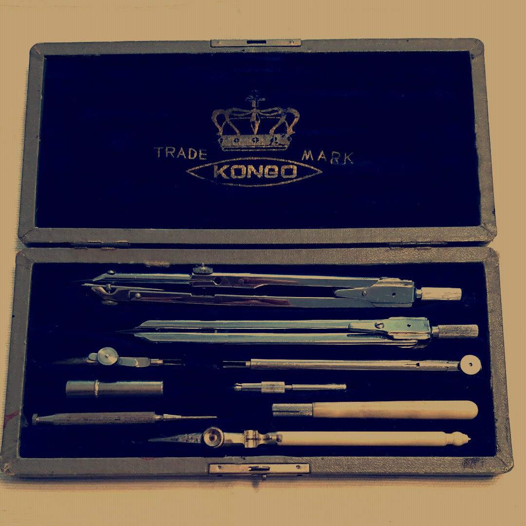 2010) KONGO 製図器セット&定規6枚