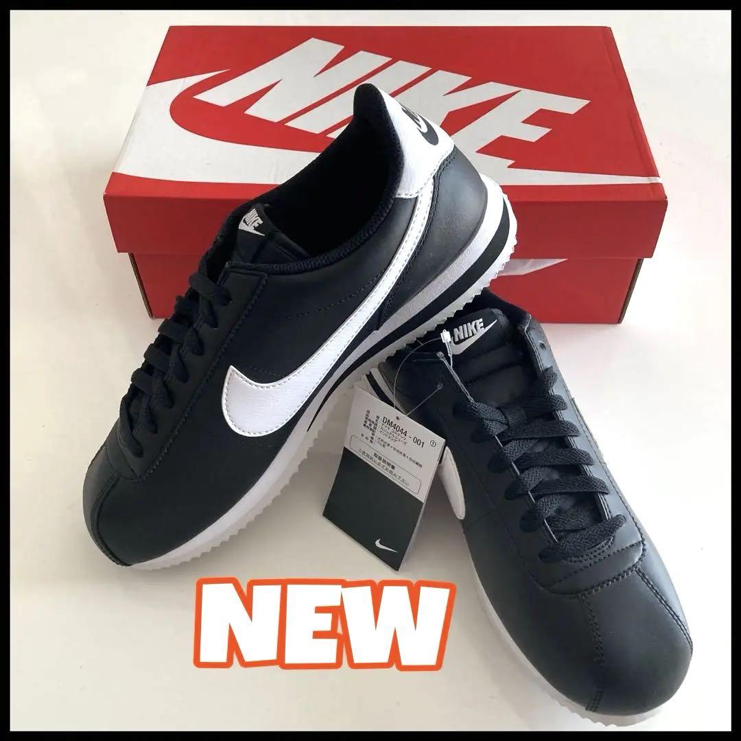 定番 美品 NIKE ナイキ コルテッツ 黒 27cm スニーカー レザー 新品】NIKE CORTEZ ナイキ コルテッツ レザー 黒 27cm - メルカリ