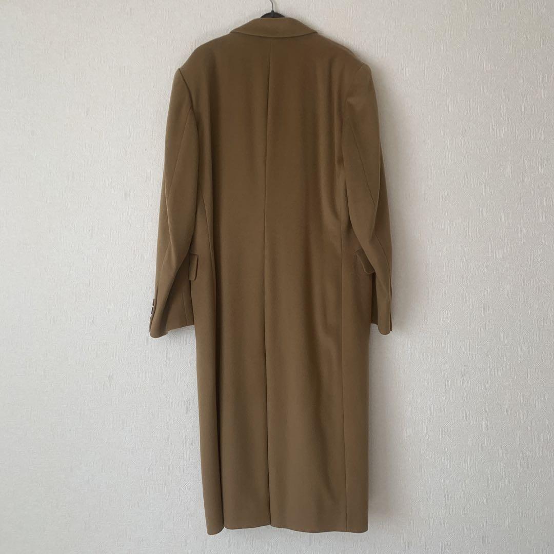 カシミヤダブルブレスト ロングコート