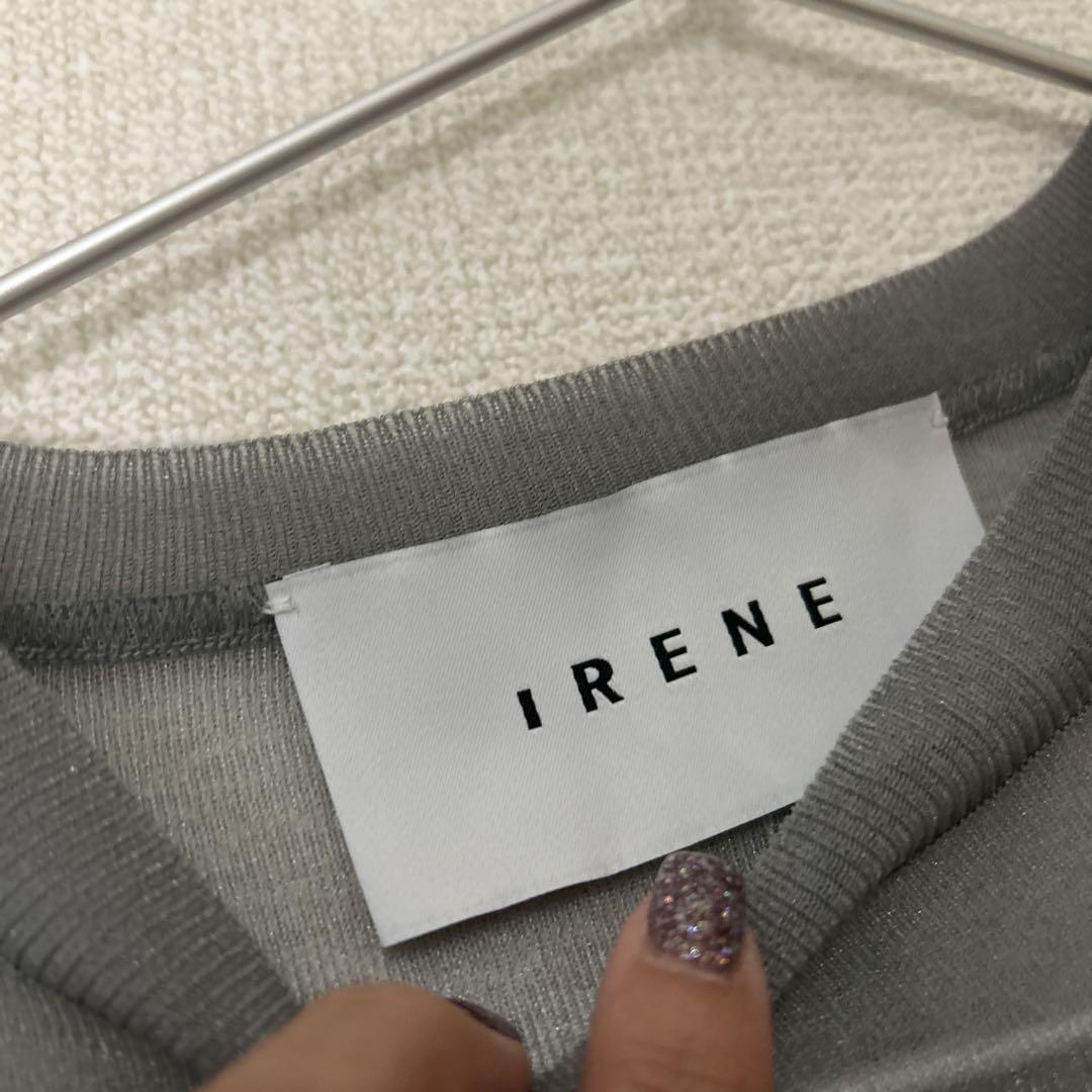 超人気ブティック シアーブラウス アイレネ IRENE シアートップス 36 オーガンジー トップス