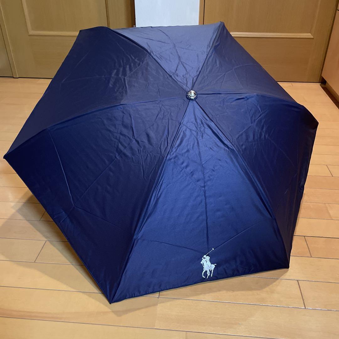 新品ラルフローレン晴雨兼用折りたたみ傘