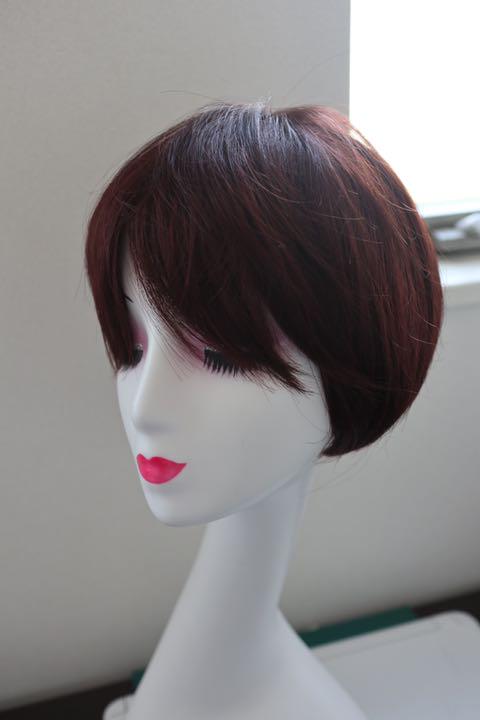 送料無料】 気品人毛100% ウィッグBZ20 かつら ショートwig - ショート ...