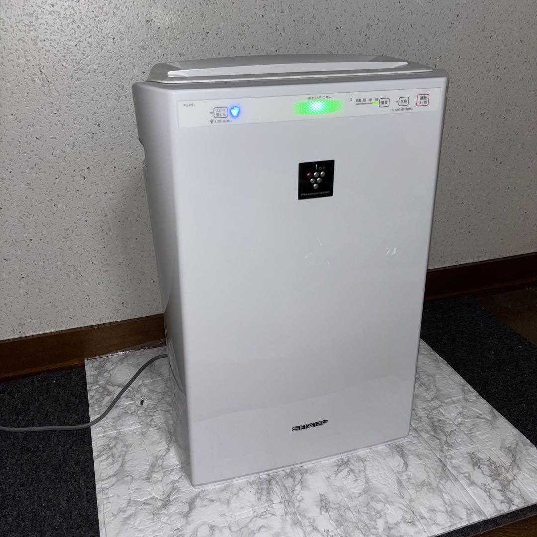 【2017年製】SHARP空気清浄機　FU-F51-W 難アリ