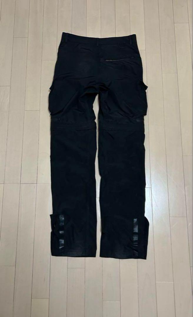 美品　HELIOT EMIL　カーゴパンツ　SIZE M　メンズ　ブラック 美品 HELIOT EMIL カーゴパンツ SIZE M メンズ ブラック - メルカリ