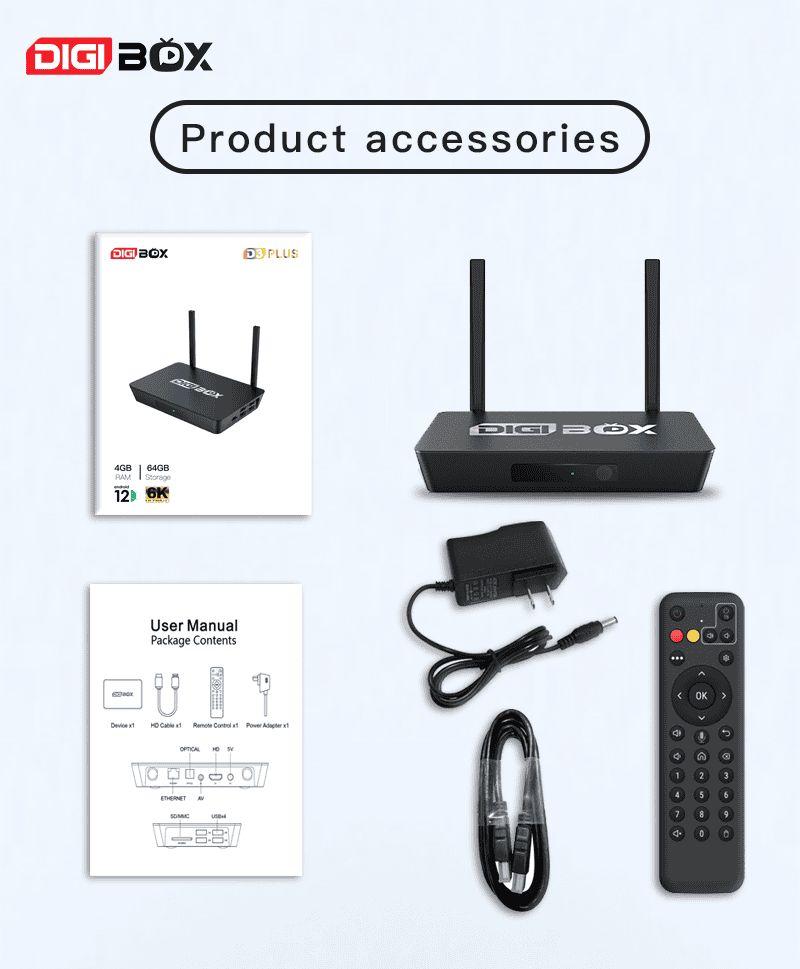 最も人気のあるテレビボックス DIGIBOX D3 PLUSライブテレビボックス