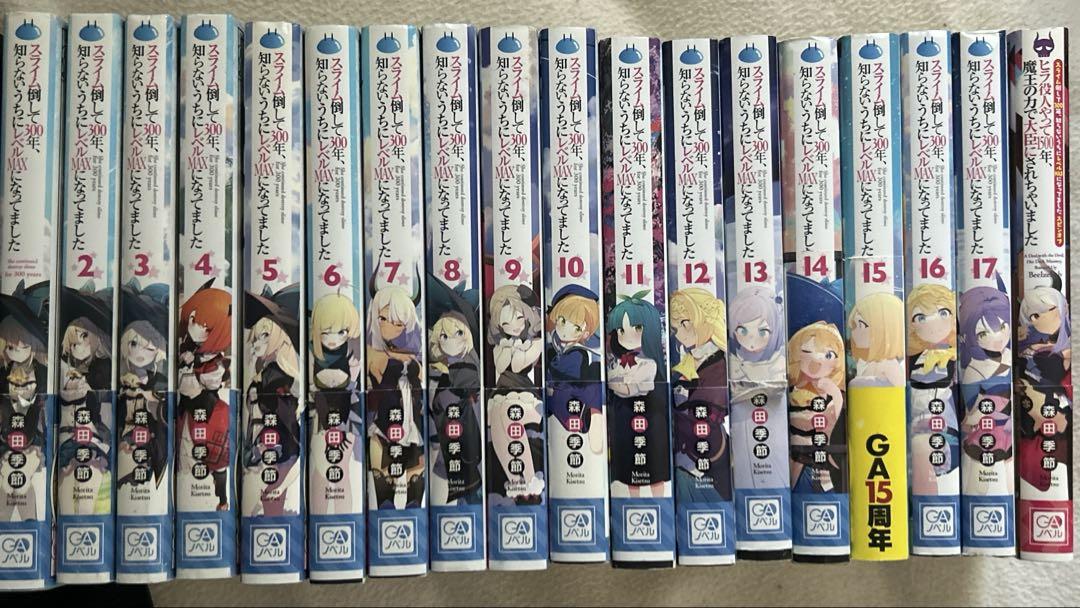 1~17巻+α【小説】スライム倒して300年