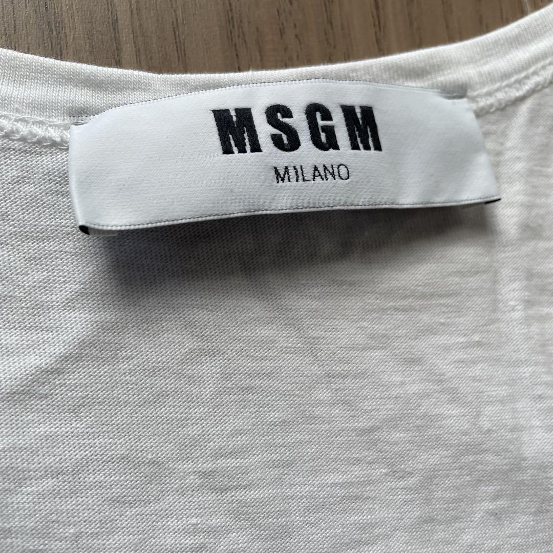 MSGM ボックスロゴタンクトップ メンズ 大きいサイズ ビッグ