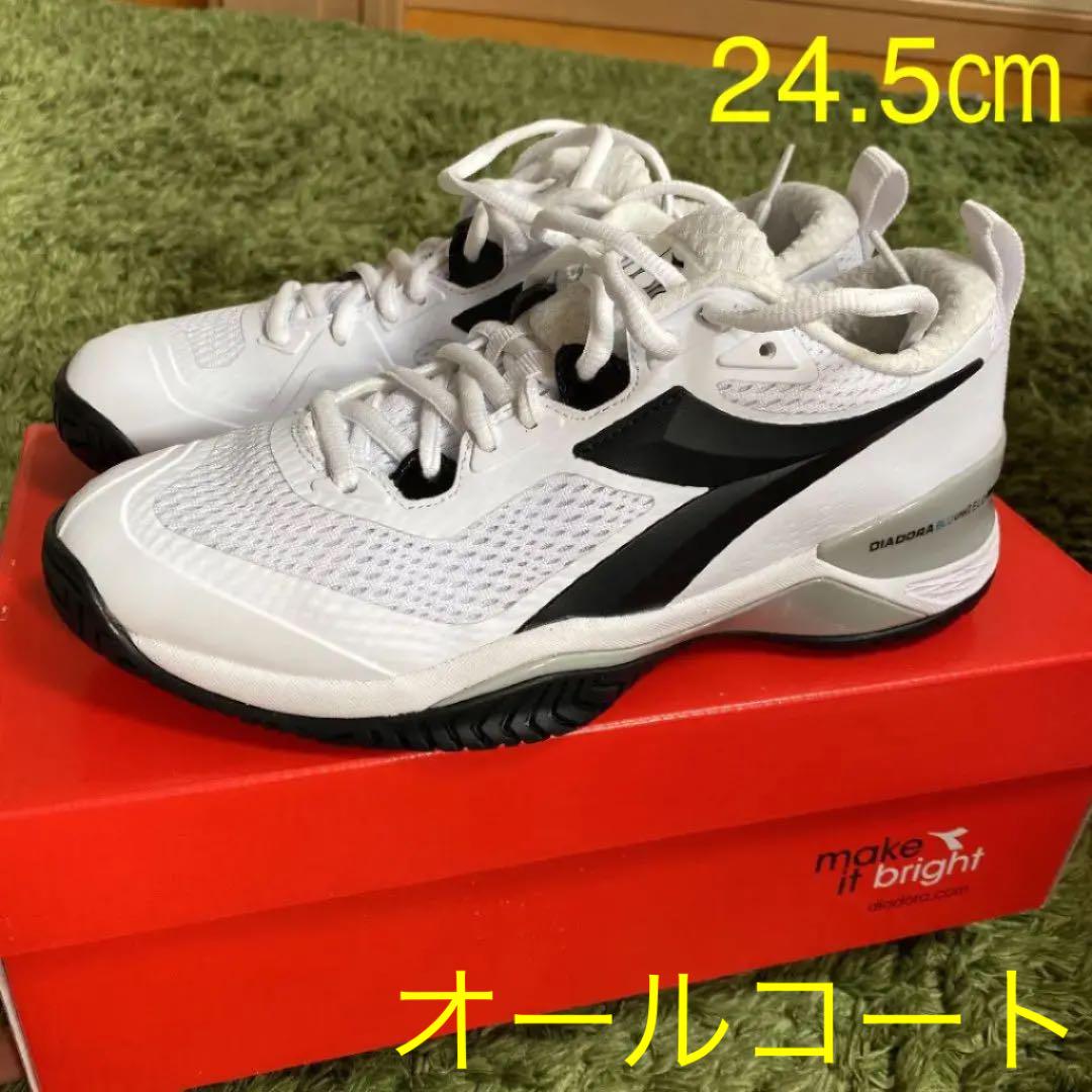 《未使用品》DIADORA テニスシューズ 24.5cm オールコート用