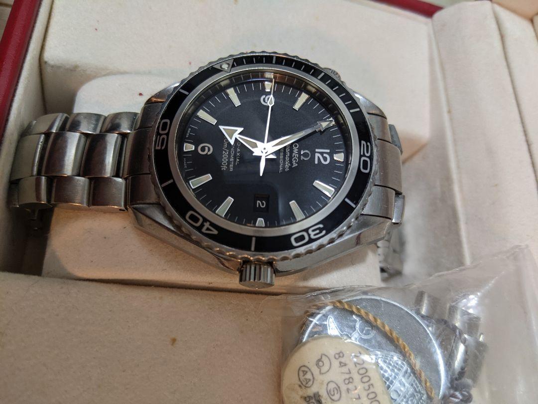 オメガ　OMEGA　シーマスター　プラネットオーシャン　2200 50　腕時計