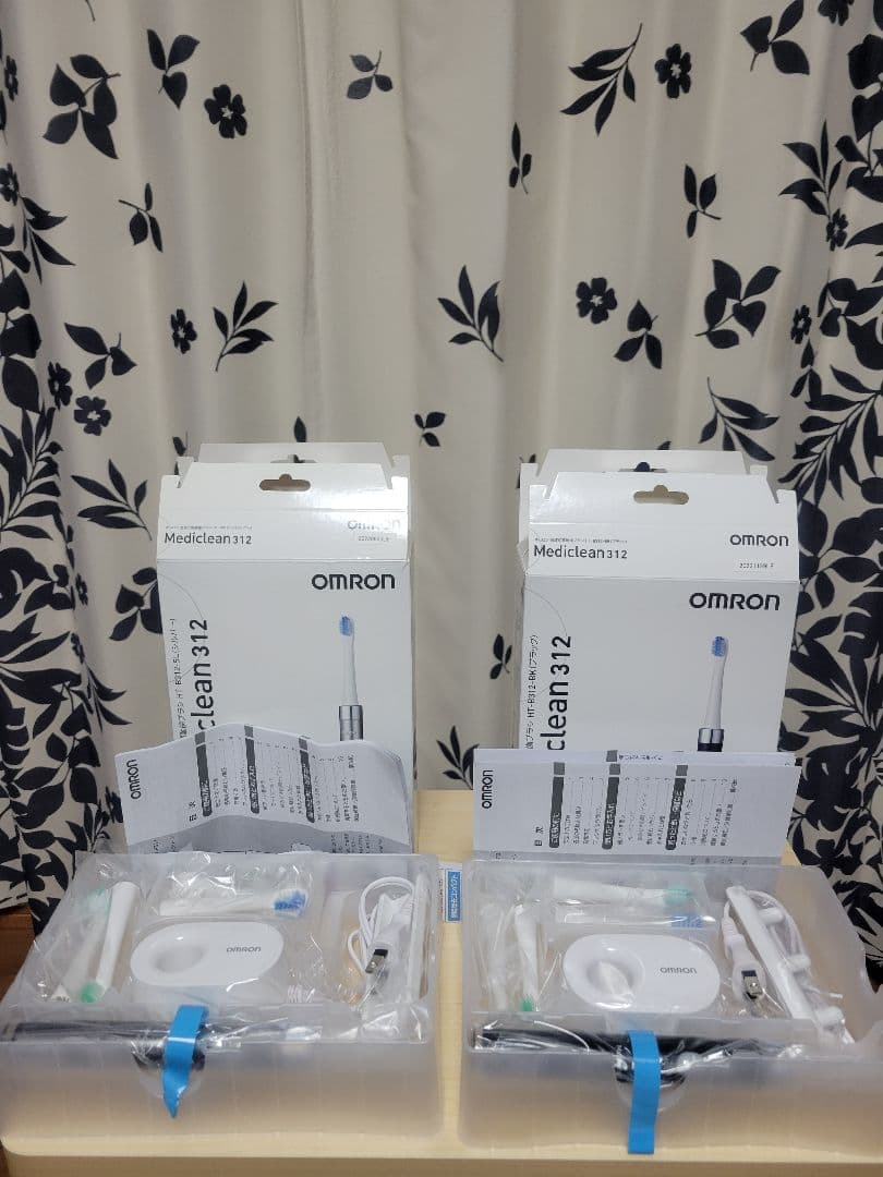 【新品・未使用】オムロン 電動歯ブラシ 2セット OMRON【お得♪】 【新品・未使用】オムロン 電動歯ブラシ 2セット OMRON【お得♪】