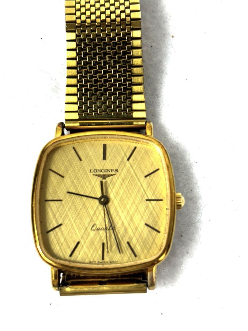 LONGINES ロンジン アナログ 腕時計 ゴールド メンズ ブランド
