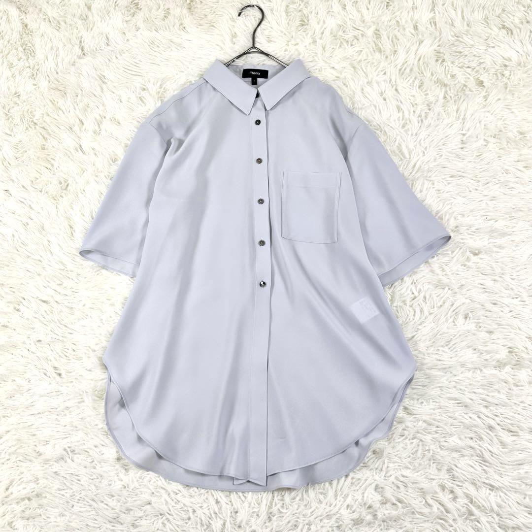 極美品✨セオリー 23SS Prime GGT シャツブラウス