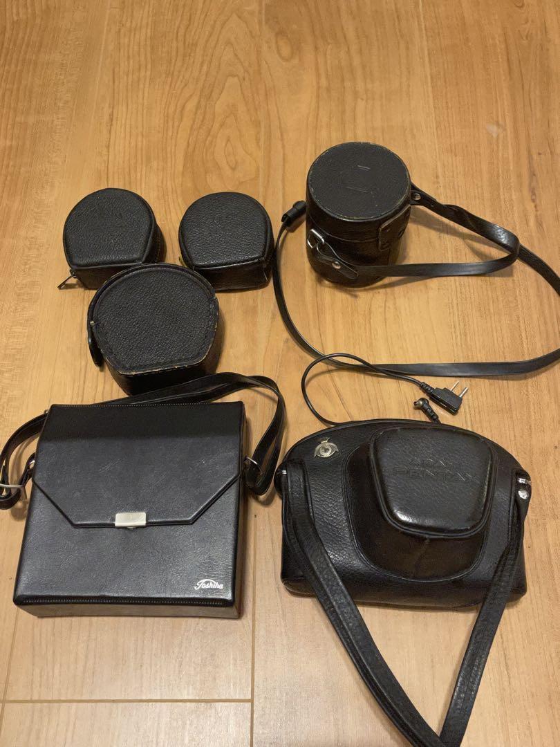 PENTAX SP レンズ 2種、フード3種、 ストロボ、セット