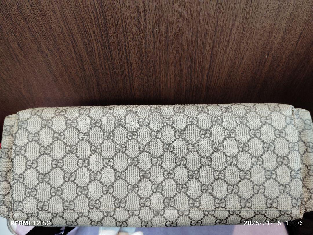 GUCCI GGパターン ショルダーバッグ ベージュ