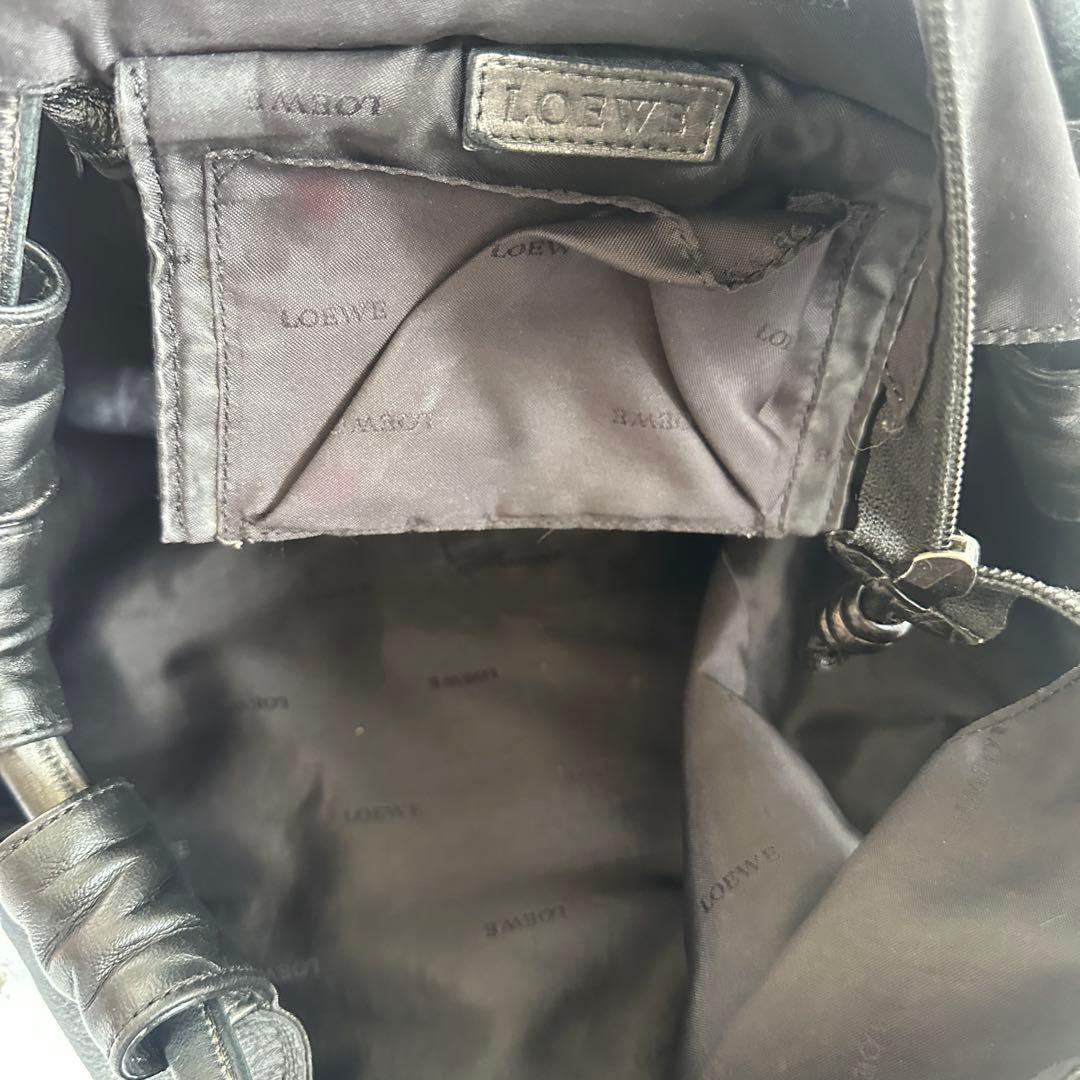 LOEWE ロエベ ハンドバッグ ナッパアイレ アナグラム レザー ブラック