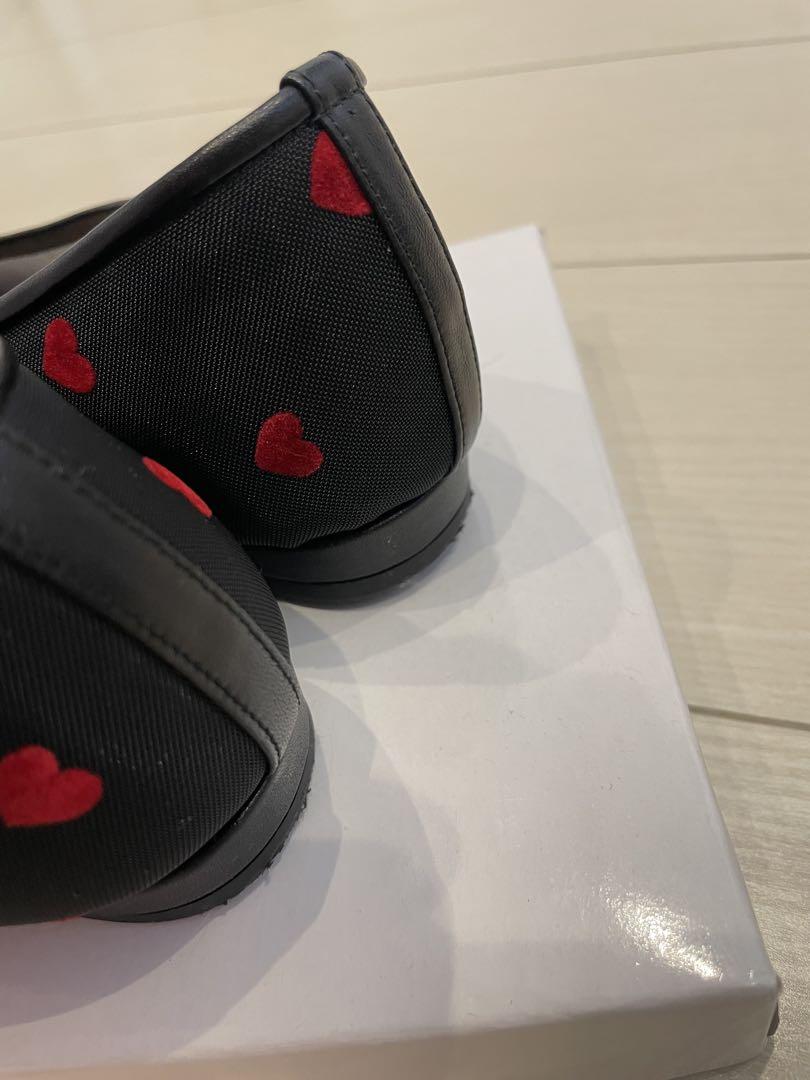 ［最終値下げ］新品　ダイアナ　パンプス23センチ　ハート柄