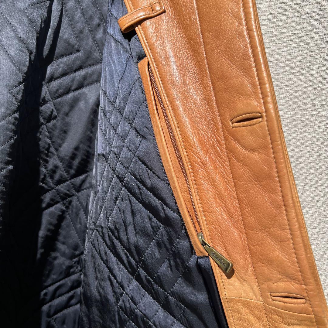 brooks brothers ラムレザー トラッカージャケット キャメル L ジャケット・アウター
