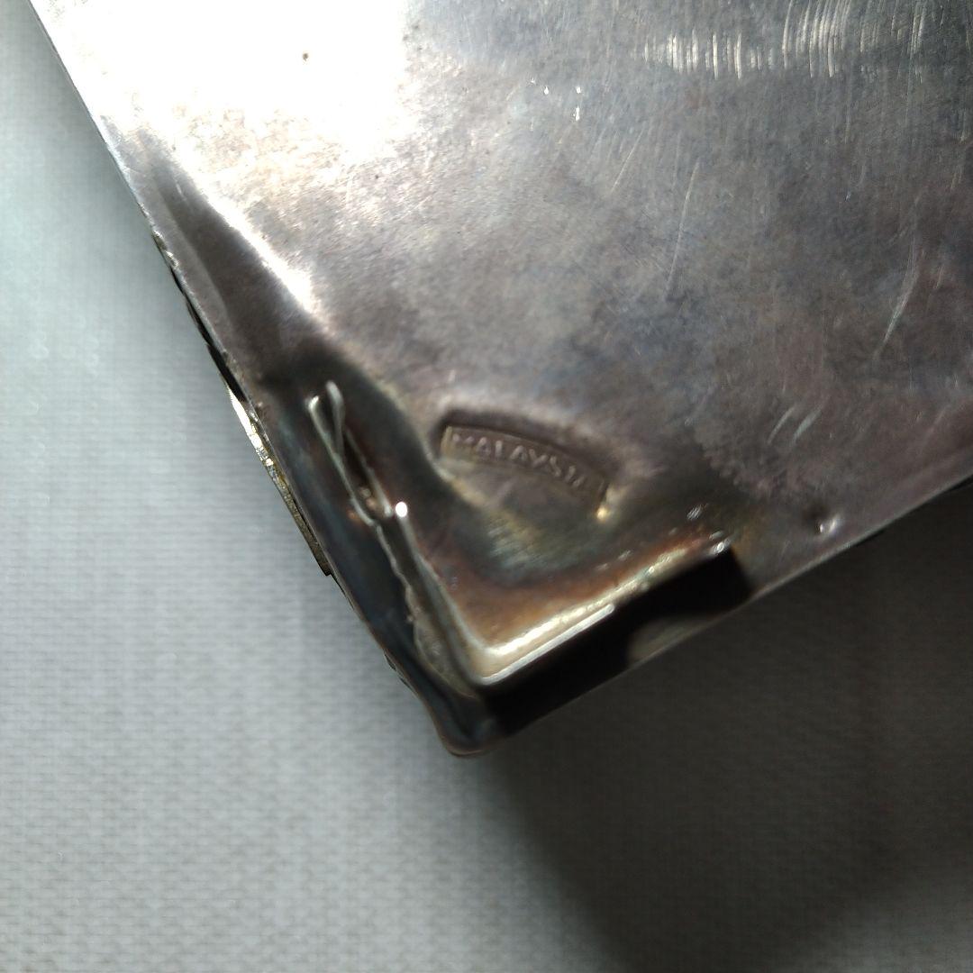 専用　金属工芸　小物入れ　シガレットケース　煙草入れ　宝石箱