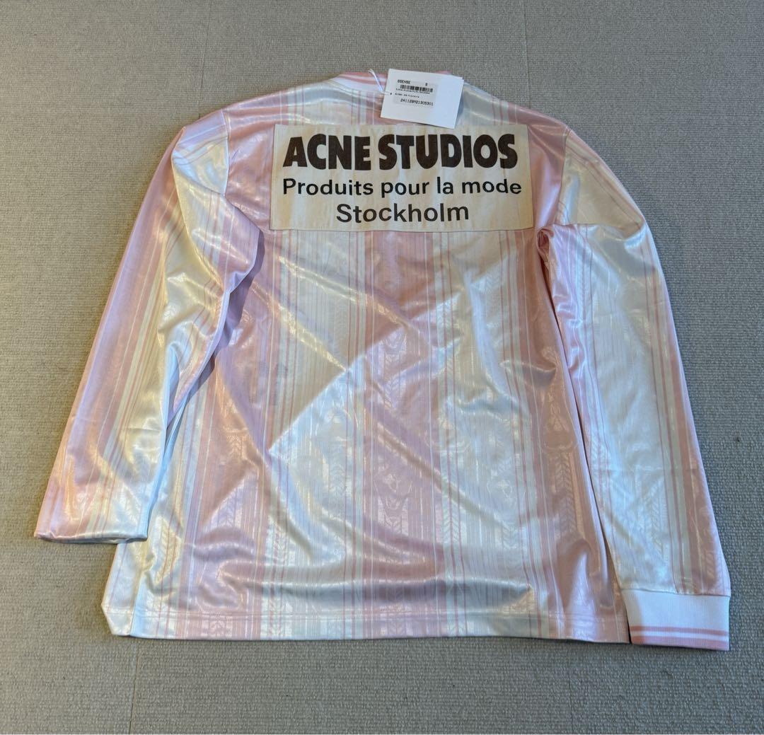 Acne Studios ロゴ ロングスリーブTシャツ ゲームシャツ S Acne Studios ロゴ ロングスリーブTシャツ ゲームシャツ S
