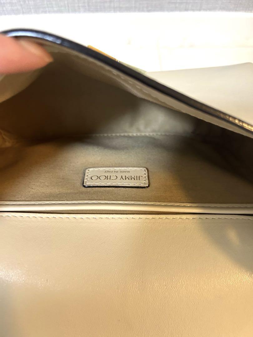ジミーチュウ オフホワイト ショルダー Jimmy Choo Lockett