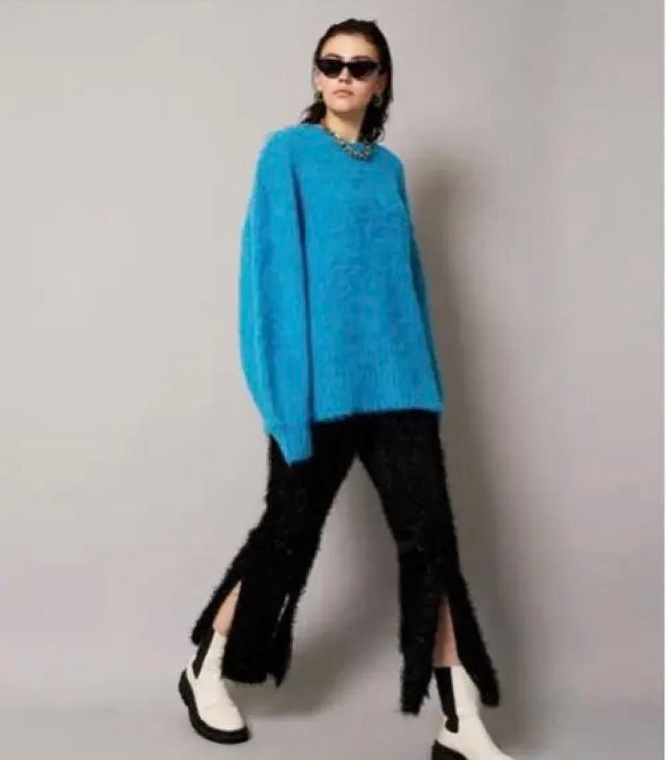 現金特価】 maison /シャギースリットパンツ セレナヘリオス / special