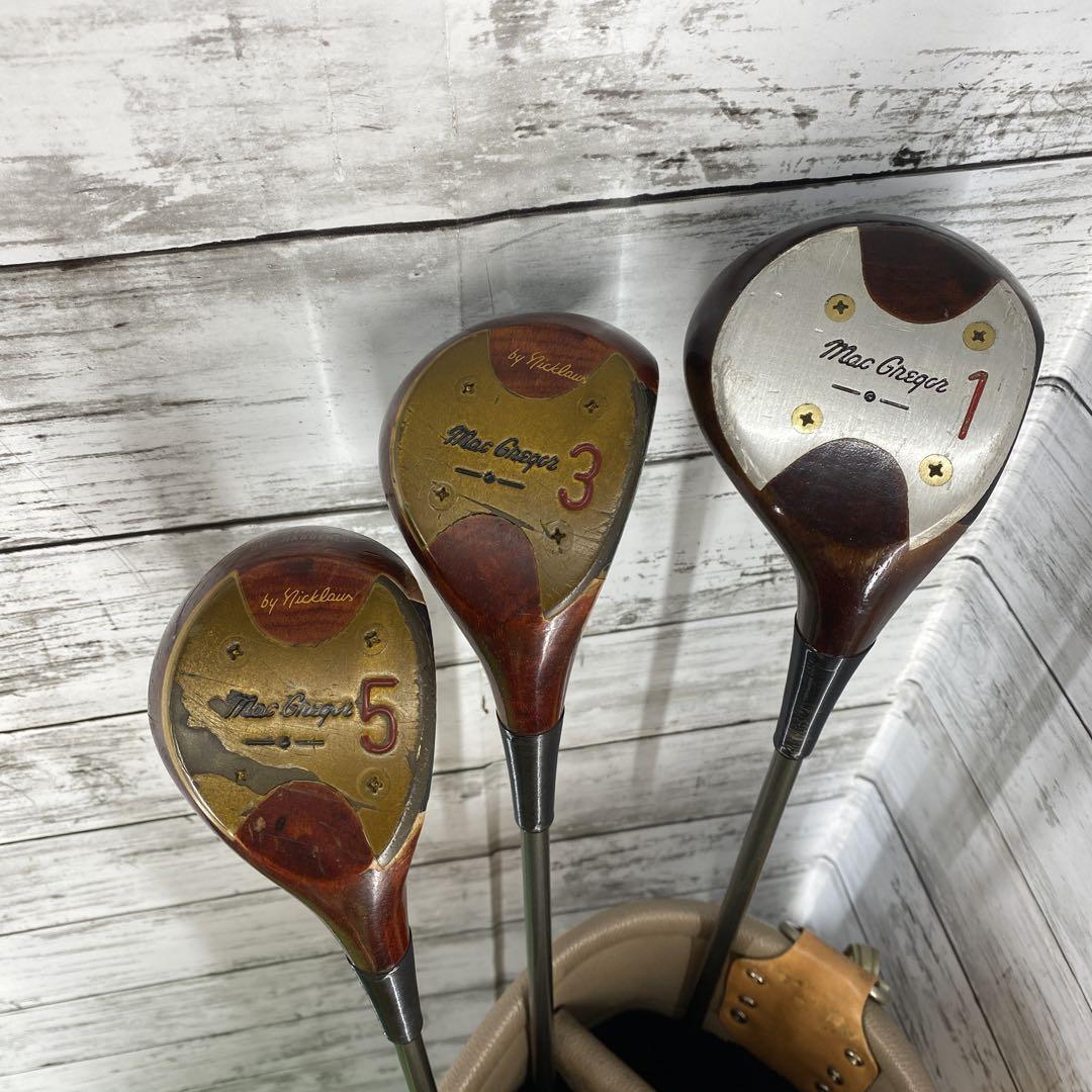 パーシモン　マグレガー　1・3・5番ウッド　ボロンシャフト　Rフレックス 6,552円