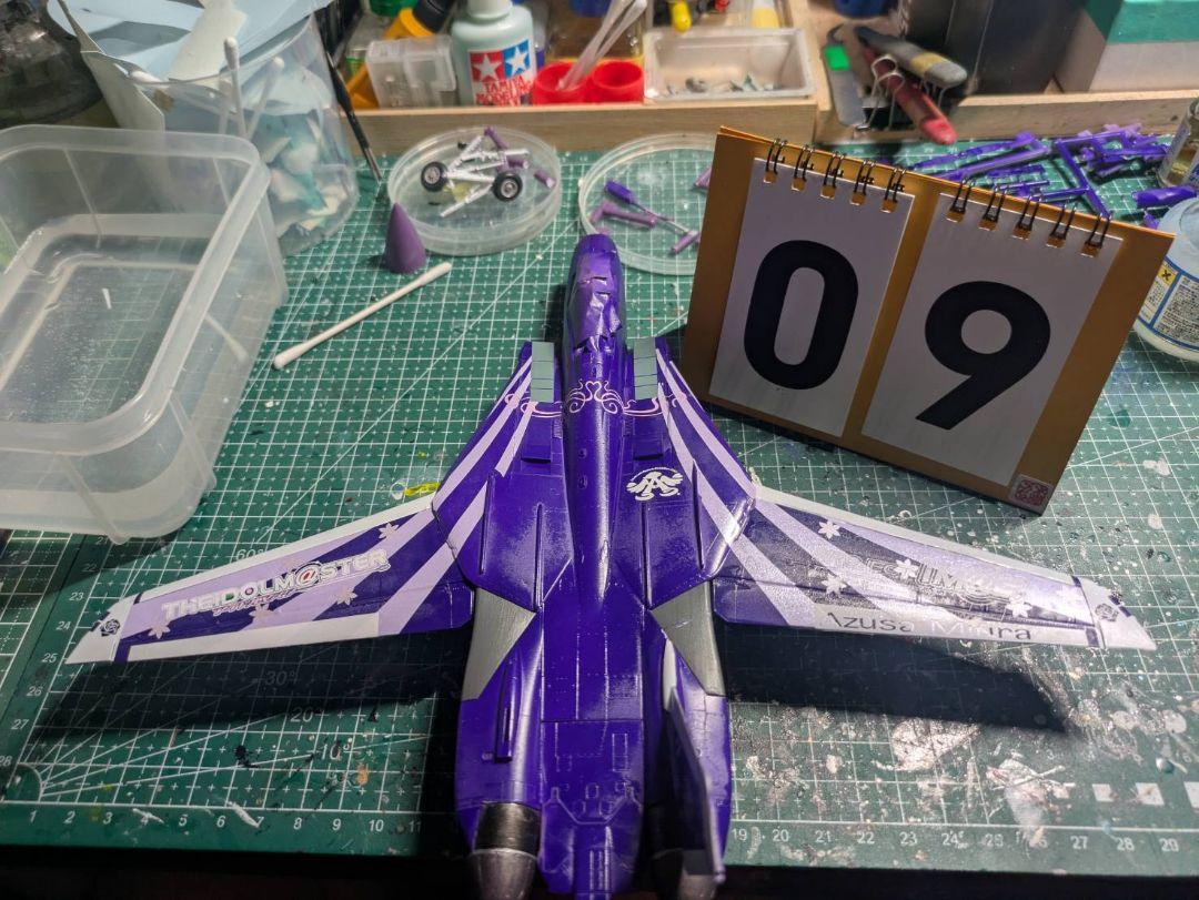 F-14D トムキャット `アイドルマスター 三浦あずさ` (プラモデル
