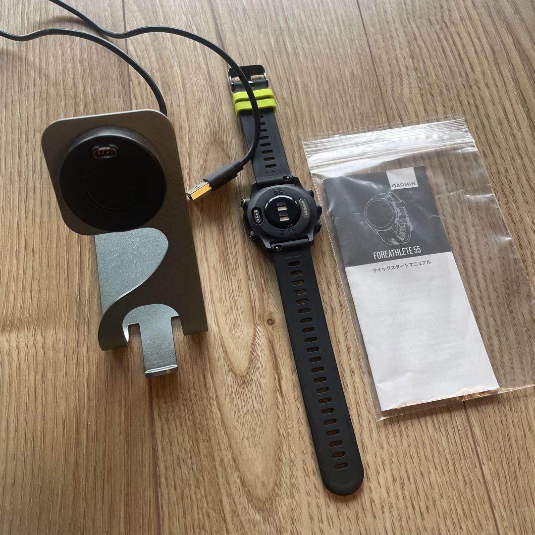 GARMIN foreathlete 55 充電スタンド付き！