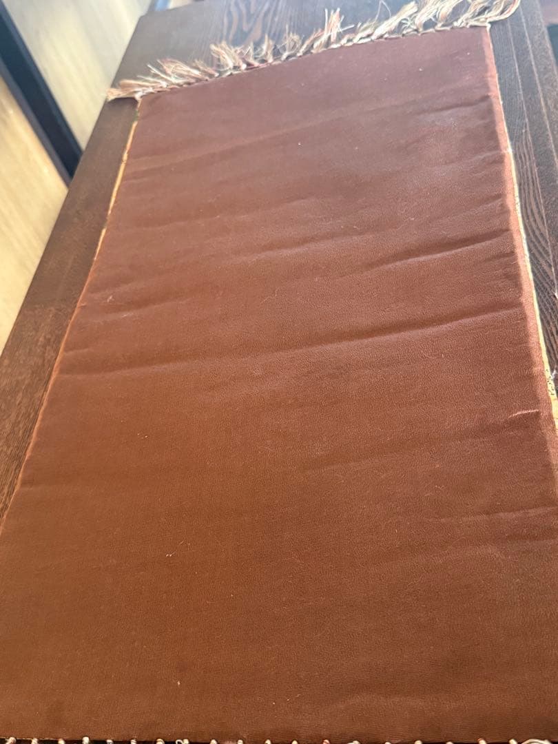 【送料込み】古代葵錦　源氏絵　西陣織　敷物