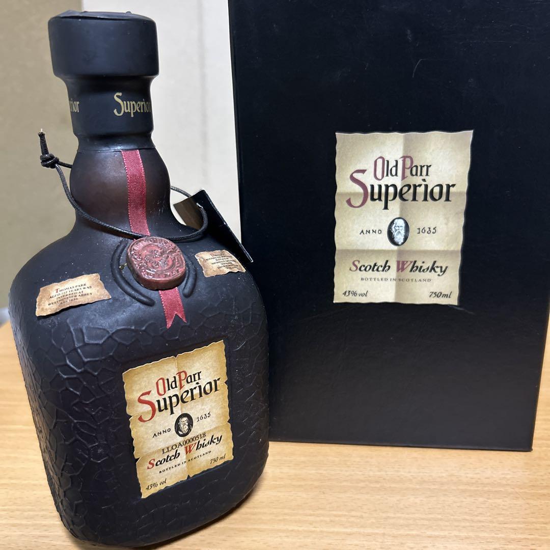 【古酒】Old Parr Superior 750ml 【特別化粧箱付】