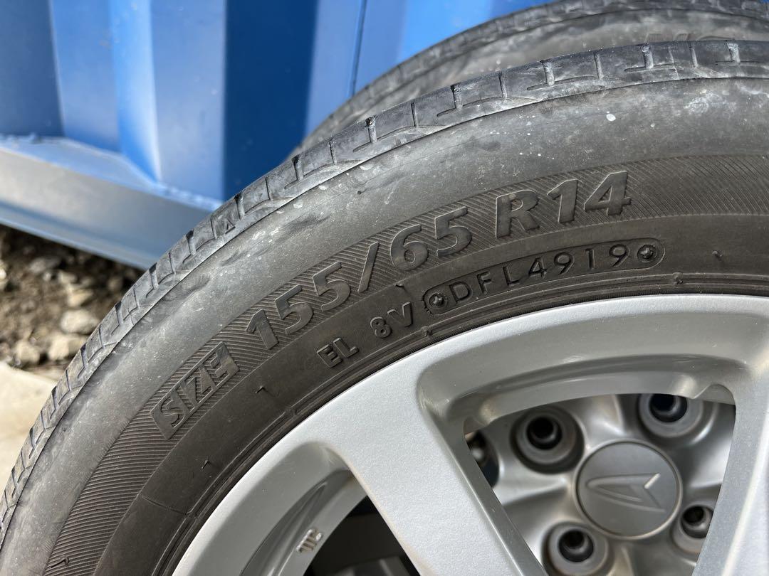 ダイハツ 純正ホイール 14インチ 155/65R14 ムーヴ