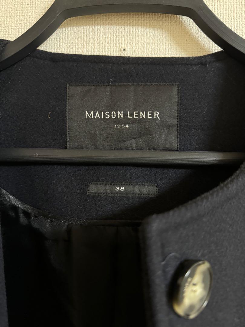 MAISON LENNER ベスト 38 ネイビー