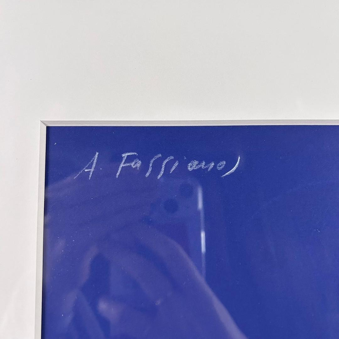美品 アレコス・ファシアノス「顔」リトグラフ 直筆サイン入り