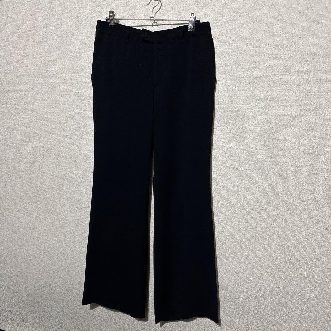 ISSEY MIYAKE FETE 黒 フレアパンツ