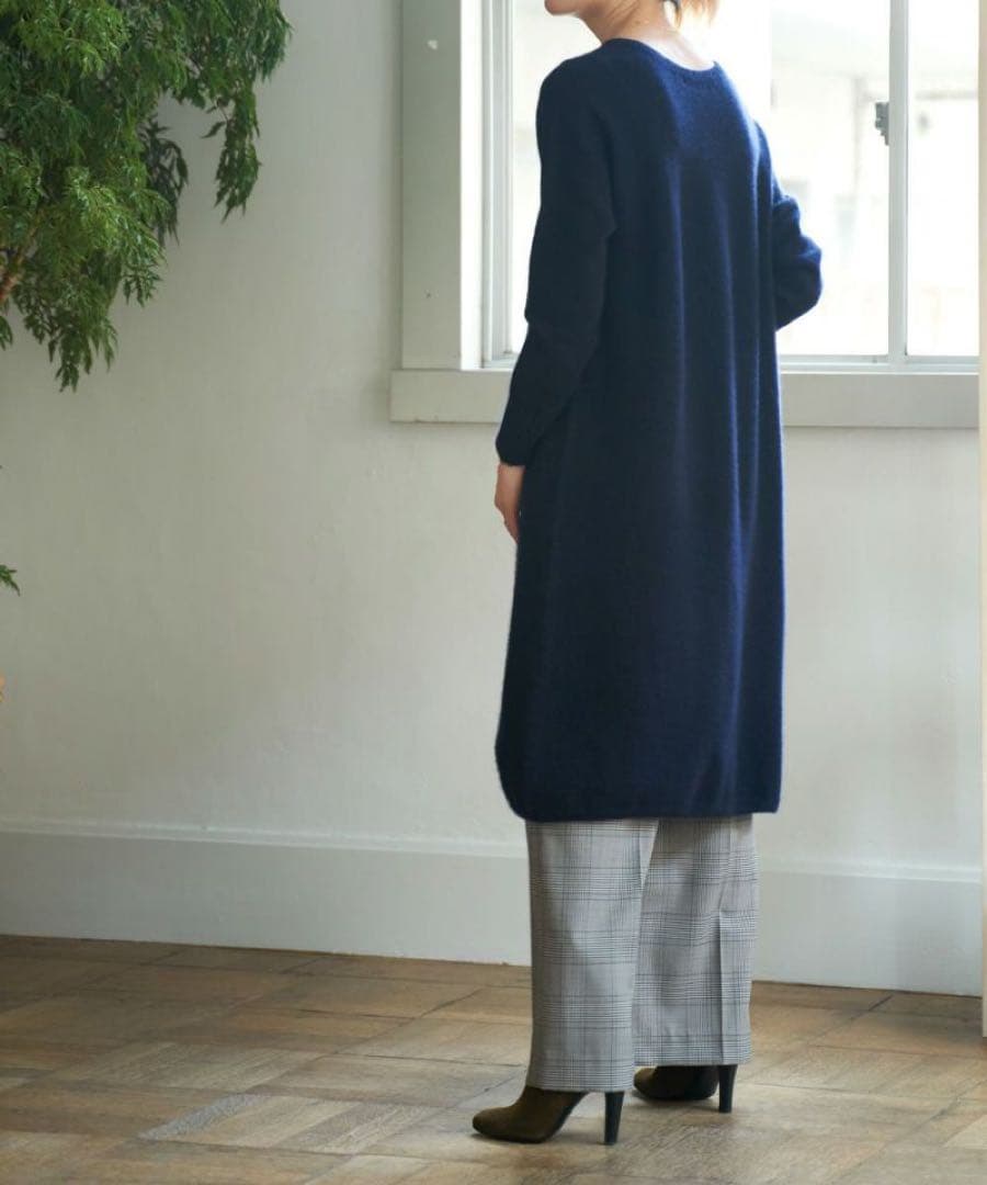 新品未使用 Chiffon Knit Dress soutiencollar 新品未使用 Chiffon Knit Dress soutiencollar