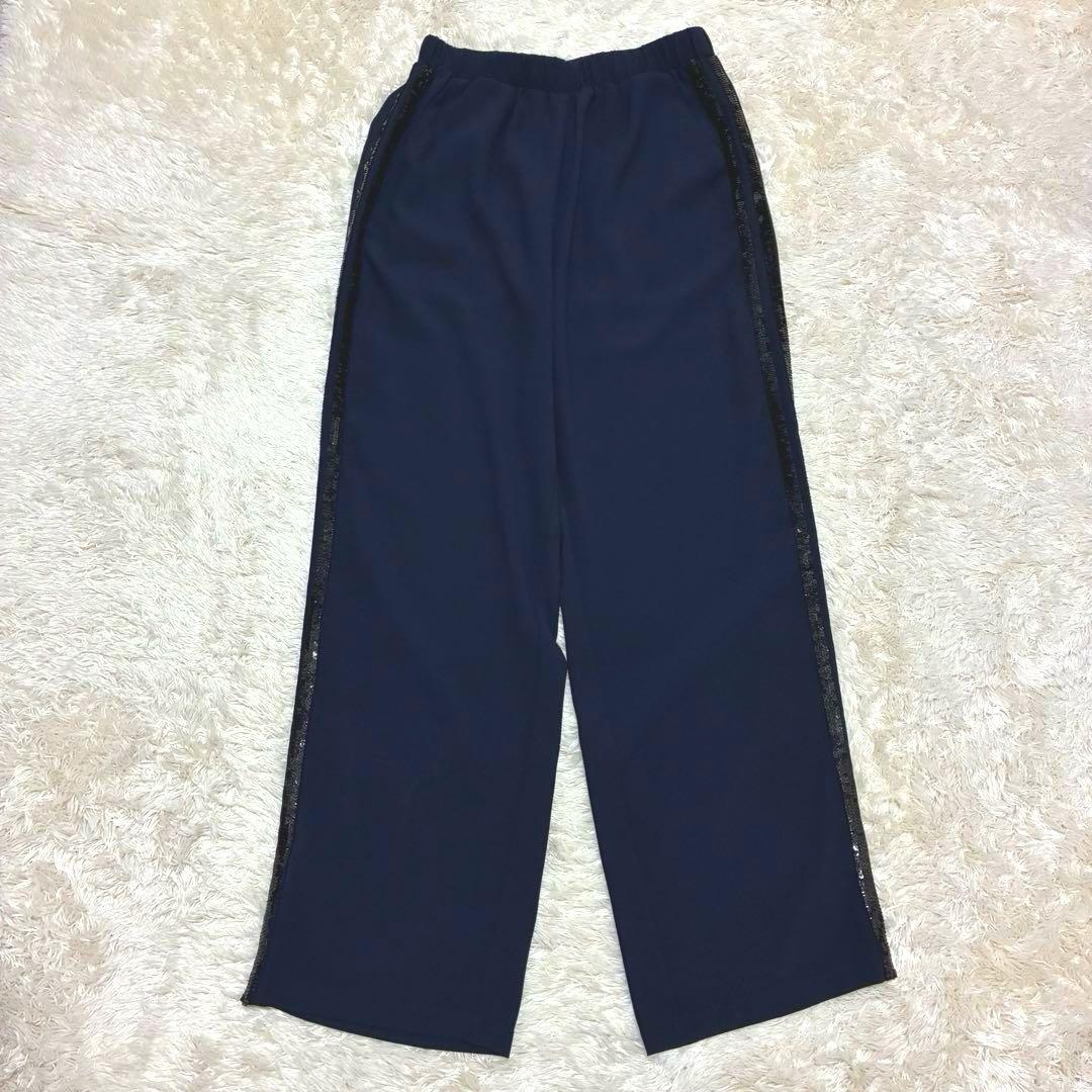 spick&span スパンコールライントラックパンツ 2024年 ネイビー