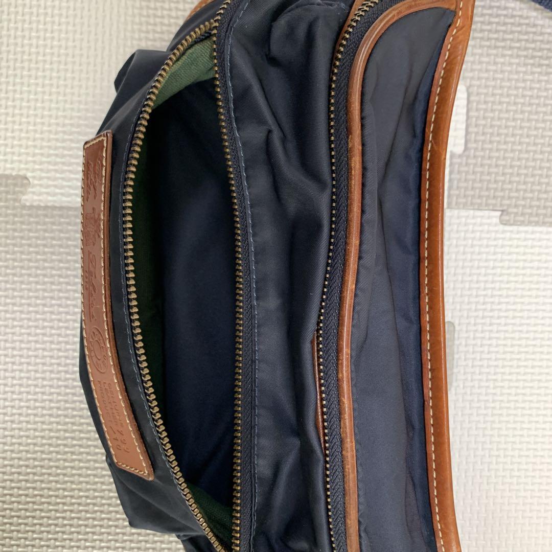 人気特価激安 美品 Felisi 799 フェリージ リモンタナイロン 牛革 ボディ バッグ