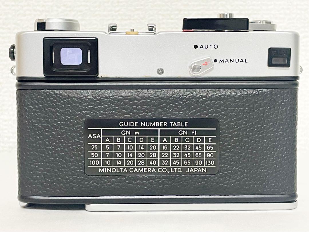 【完動品】MINOLTA HI-MATIC E フィルムカメラ 動作確認済み 完動品】MINOLTA HI-MATIC E フィルムカメラ 動作確認済み