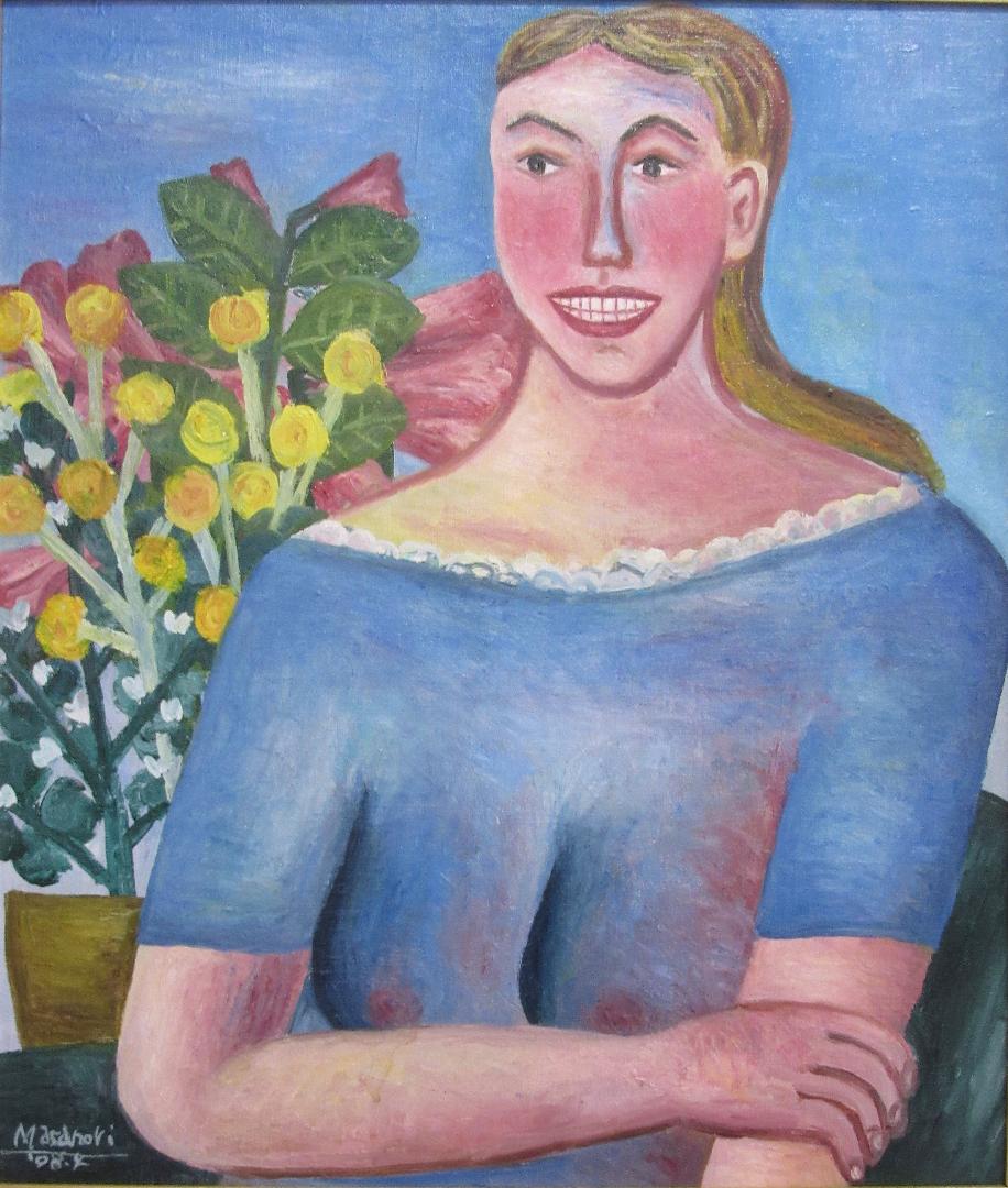 女性肖像画 油彩画