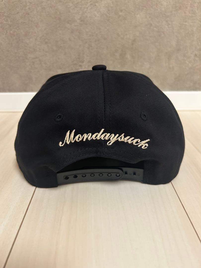 Monday suck キャップ ブラック マンデーサック Monday suck キャップ ブラック マンデーサック