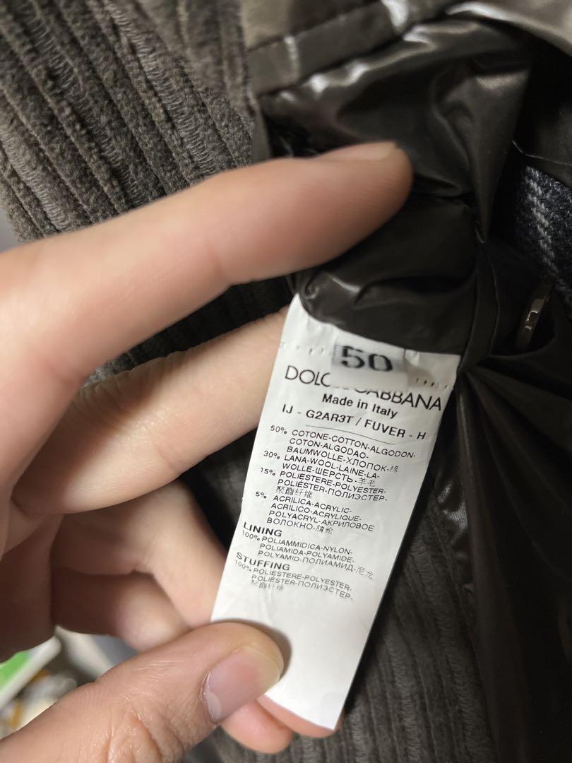 Dolce&gabbana コーデュロイジャケット