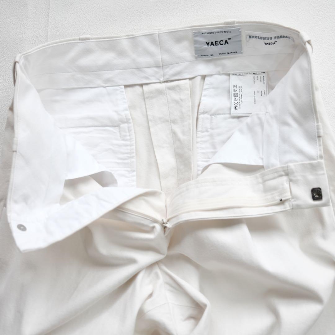 【YAECA】Chino Cloth Pants Tack Tapered
