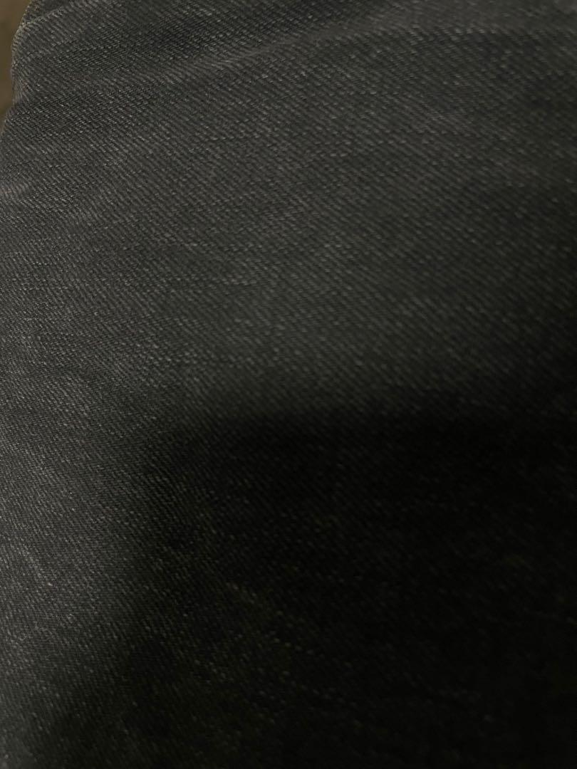 ZARA TRFバギーバルーンミッドライズジーンズ　黒ブラック　古着　EU32
