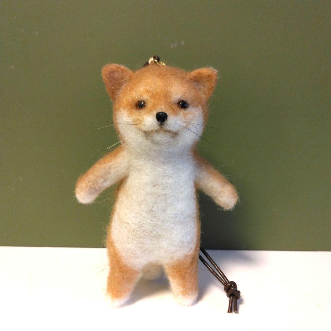 てなグッズや チンアナゴ様お取り置き 羊毛フェルト 柴犬 豆柴 A