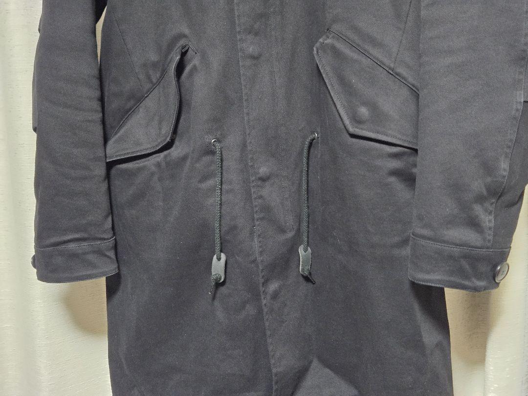 HARE モッズコート メンズ Lサイズ ブラック 黒 古着