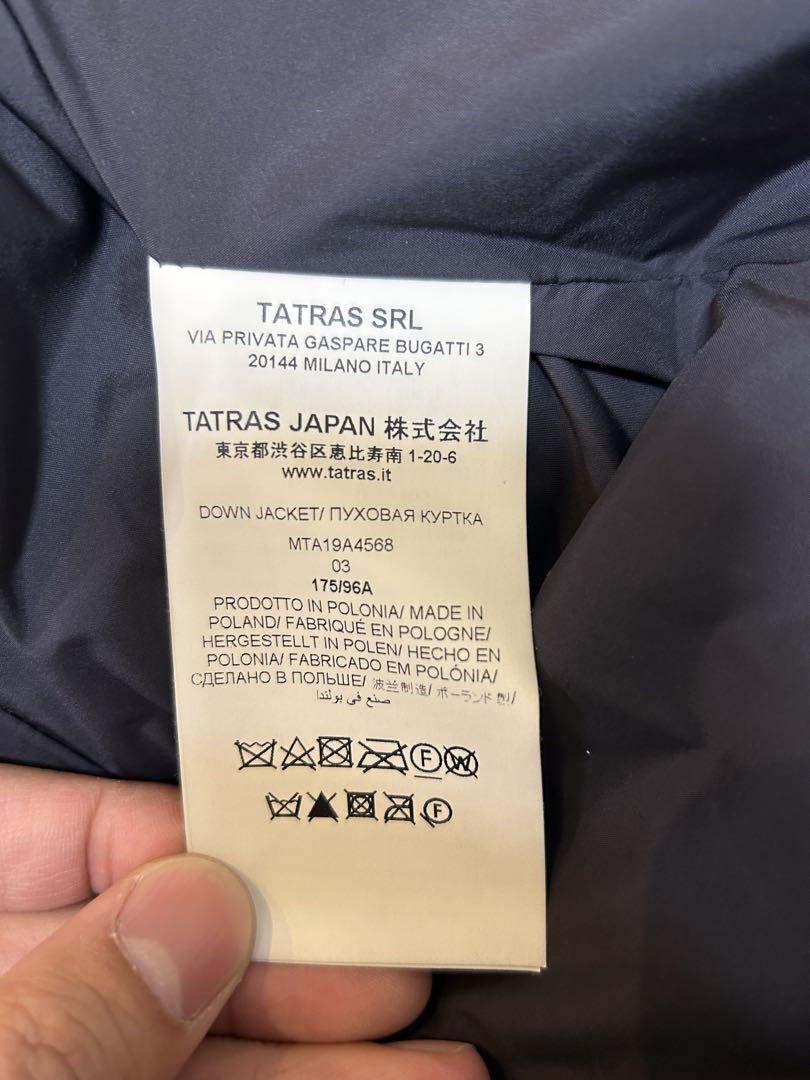 【美品】TATRAS ボルボレ ダウンジャケット 03 MTA19A4568
